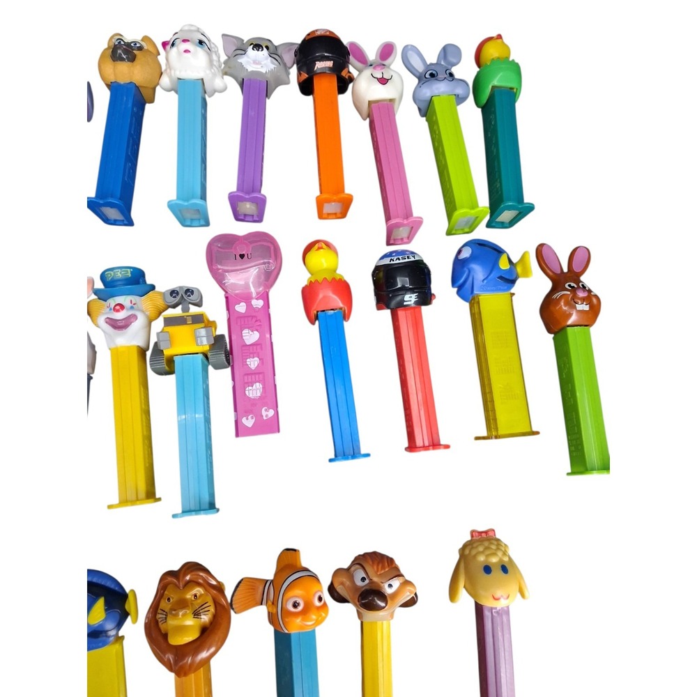 Large 50+ PEZ Dispenser Lot Disney Star Wars Lion King Nemo Marvel Vintage Mix - Picture 6 of 16